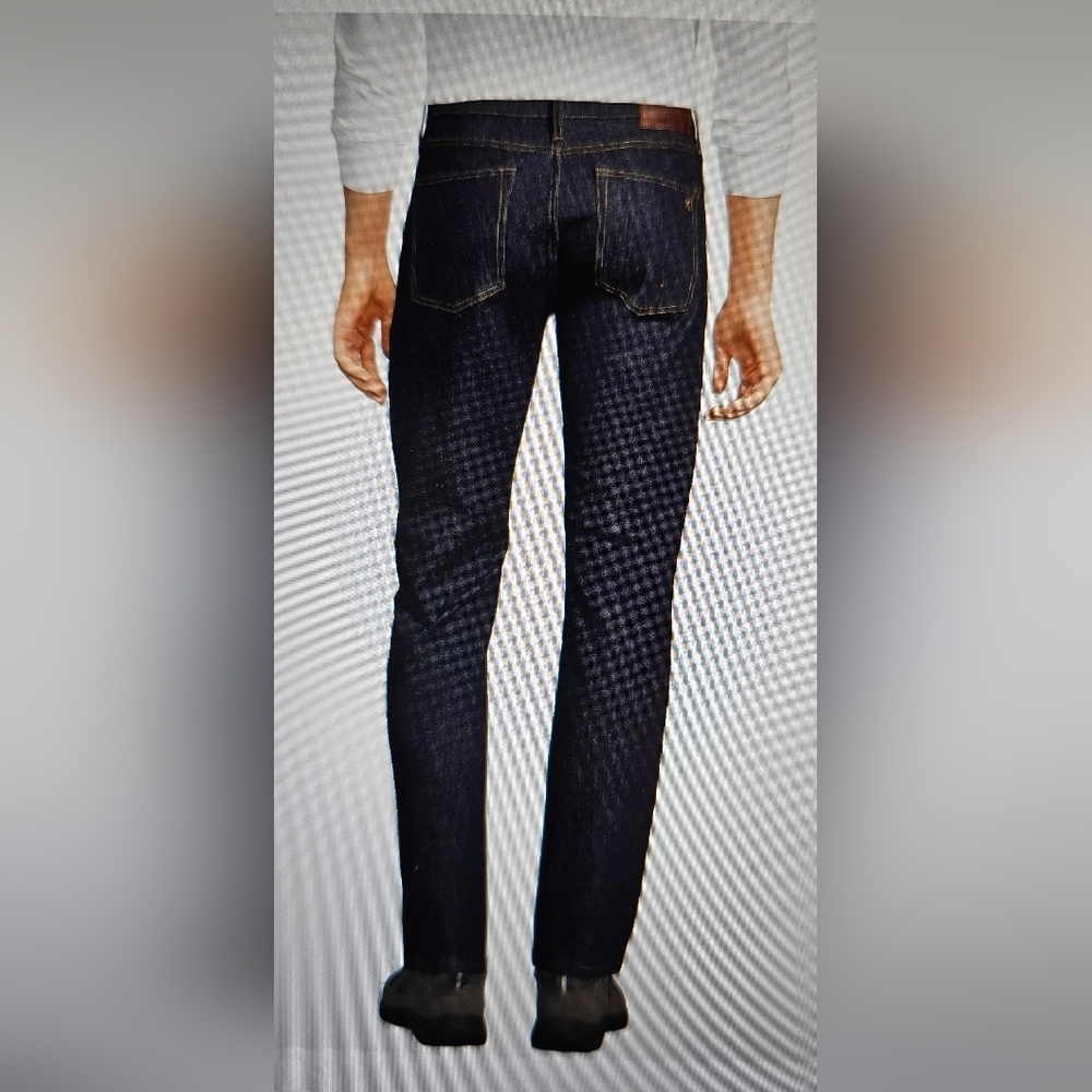 NWT Men's Blake Shelton Lands' End Relaxed Fit Jeans 33x27 - Picture 9 of 11